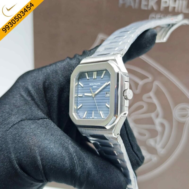 Patek Philippe Cubitus Steel Blue Dial Steel Strap Swiss Automatic Watch - Image 2