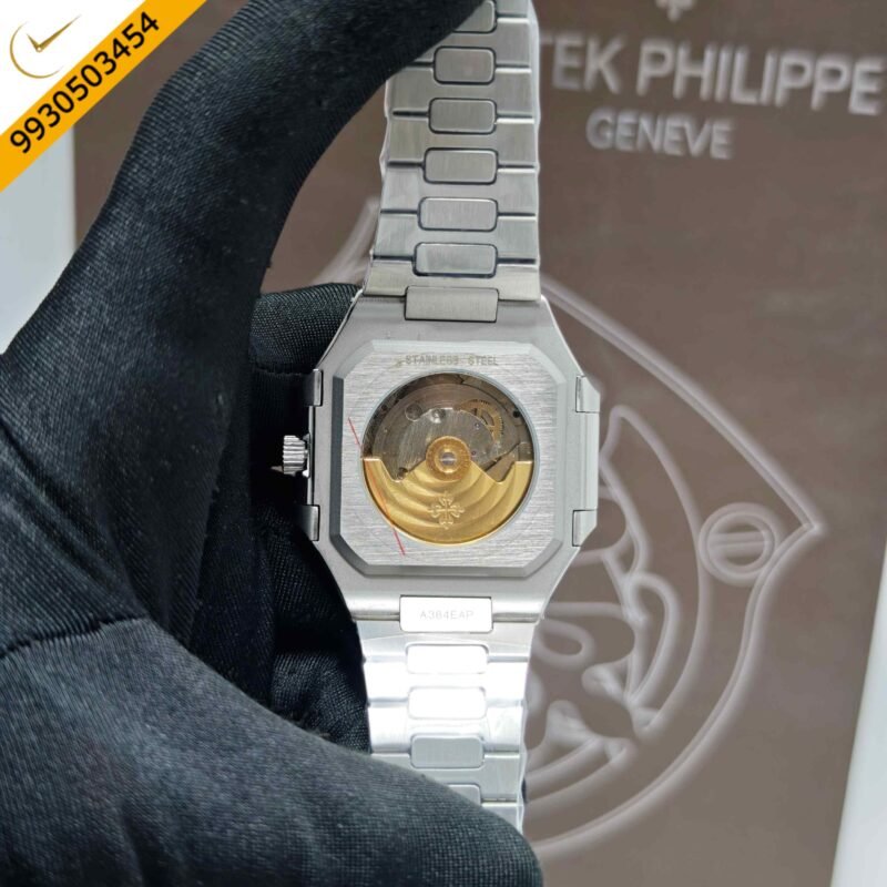 Patek Philippe Cubitus Steel Green Dial Steel Strap Swiss Automatic Watch - Image 4
