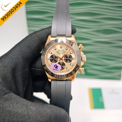 Rolex Oyster Perpetual Cosmograph Daytona Rose Gold Dail Swiss Semi ETA Automatic Watch
