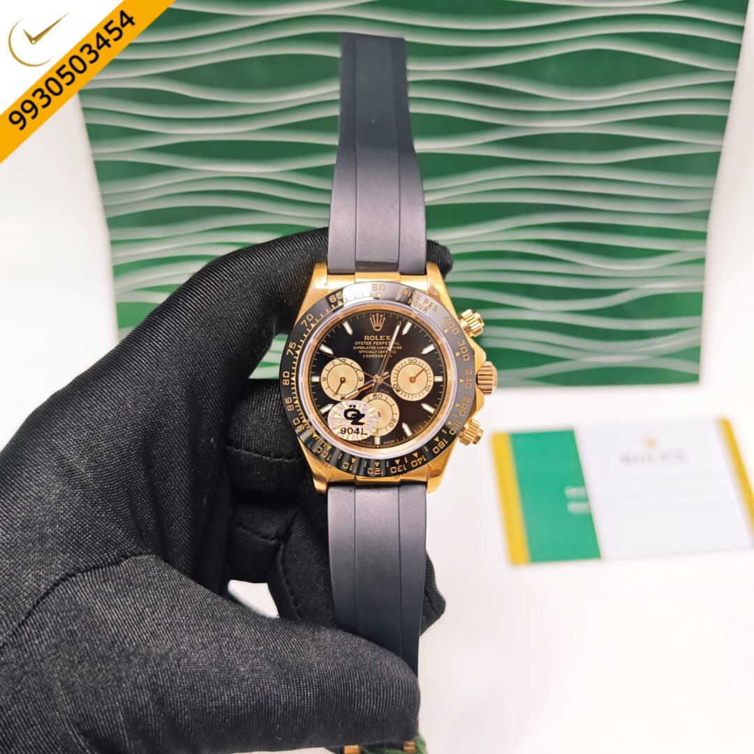 Rolex Oyster Perpetual Cosmograph Daytona Rose Gold Steel Swiss Semi ETA Automatic Watch