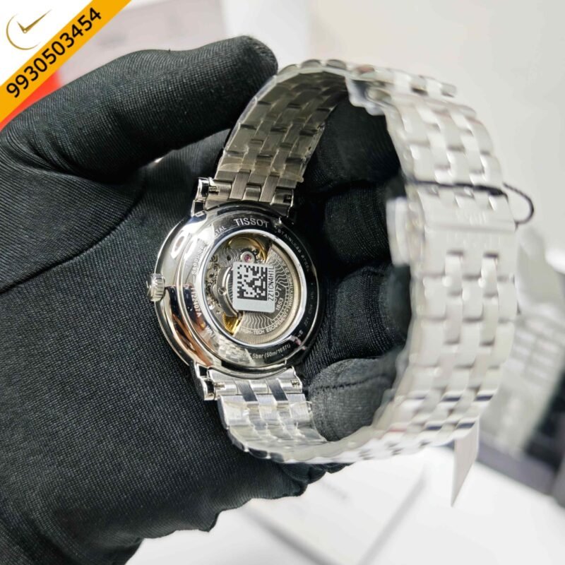 Tissot Carson Powermatic 80 Stainless Steel Black Dial Store Quality Swiss Automatic Watch - Image 3