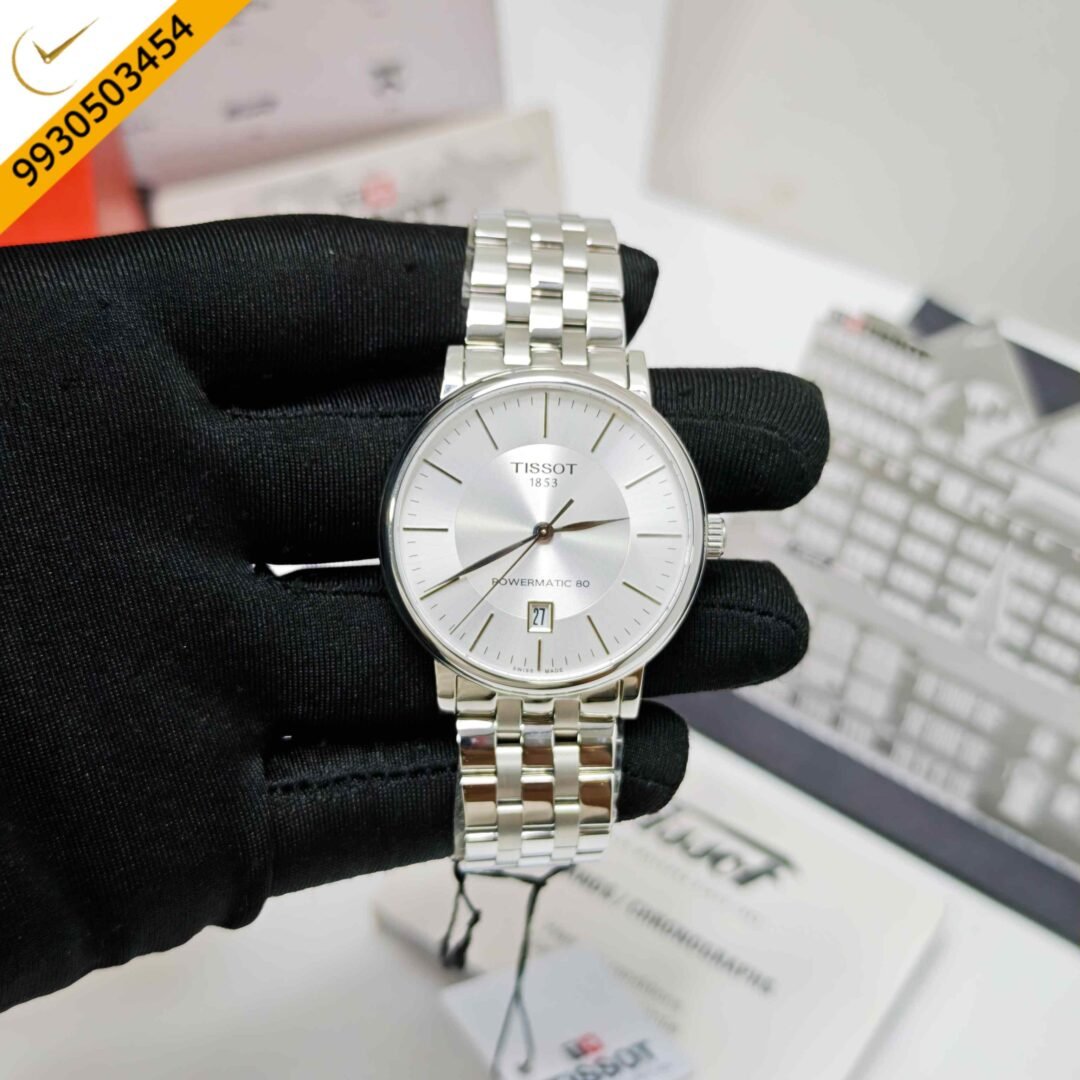 Tissot Carson Powermatic 80 Stainless Steel White Dial Store Quality Swiss Automatic Watch