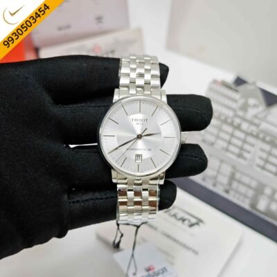 Tissot Carson Powermatic 80 Stainless Steel White Dial Store Quality Swiss Automatic Watch