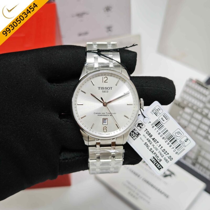 Tissot Chemin Des Tourelles Powermatic 80 Steel White Dial Store Quality Swiss Automatic Watch - Image 2