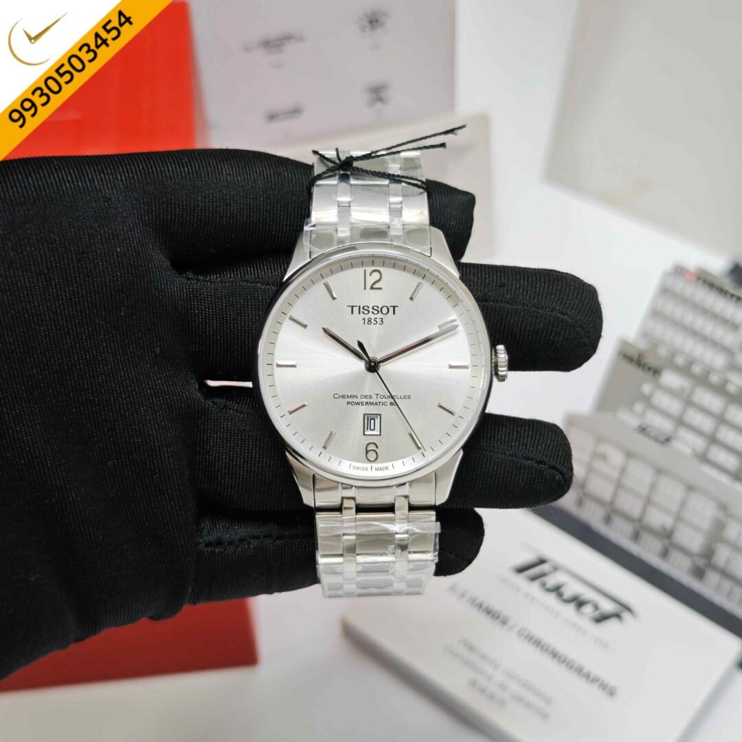 Tissot Chemin Des Tourelles Powermatic 80 Steel White Dial Store Quality Swiss Automatic Watch