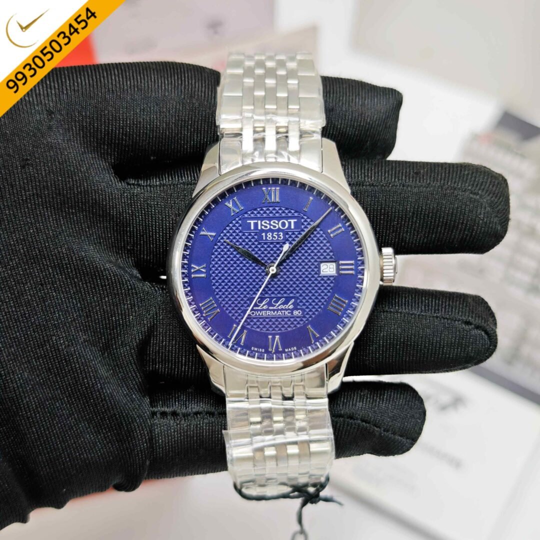 Tissot Le Locle Powermatic 80 Stainless Steel Blue Dial Store Quality Swiss Automatic Watch