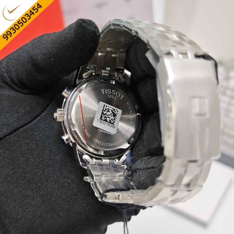 Tissot PRC 200 Chronograph Stainless Steel White Dial Store Quality Swiss Automatic Watch - Image 3