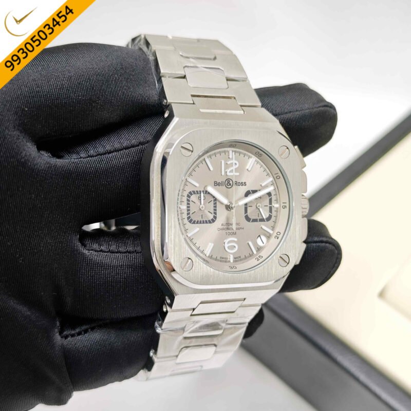 Bell & Ross BR-05 Chronograph Steel Grey Dial Swiss Watch - Image 3