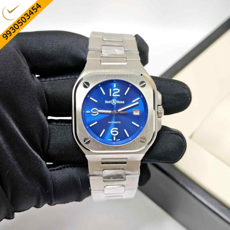 Bell & Ross Urban BR-05A Blue Dial Steel Strap Swiss Automatic Watch