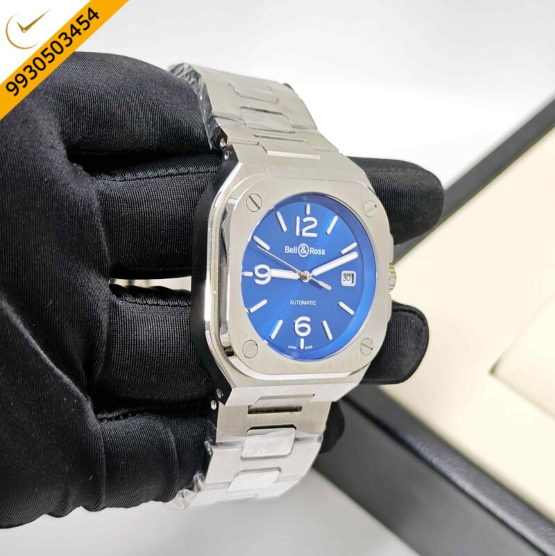 Bell & Ross Urban BR-05A Blue Dial Steel Strap Swiss Automatic Watch - Image 3