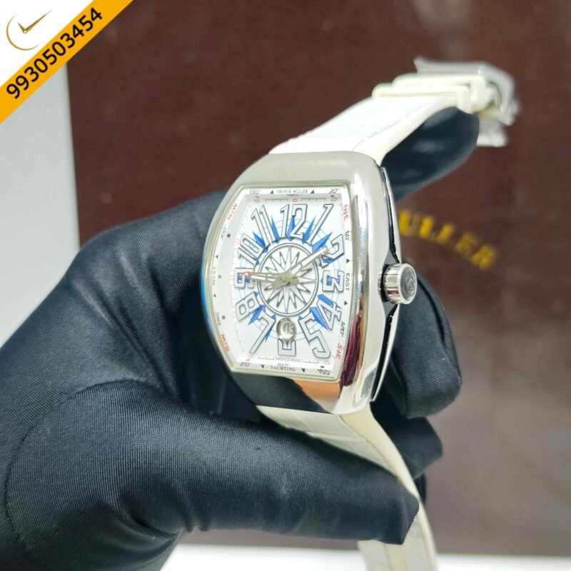 Franck Muller Yachting Vanguard V45 SC DT Steel White Dial Swiss Automatic Watch - Image 2