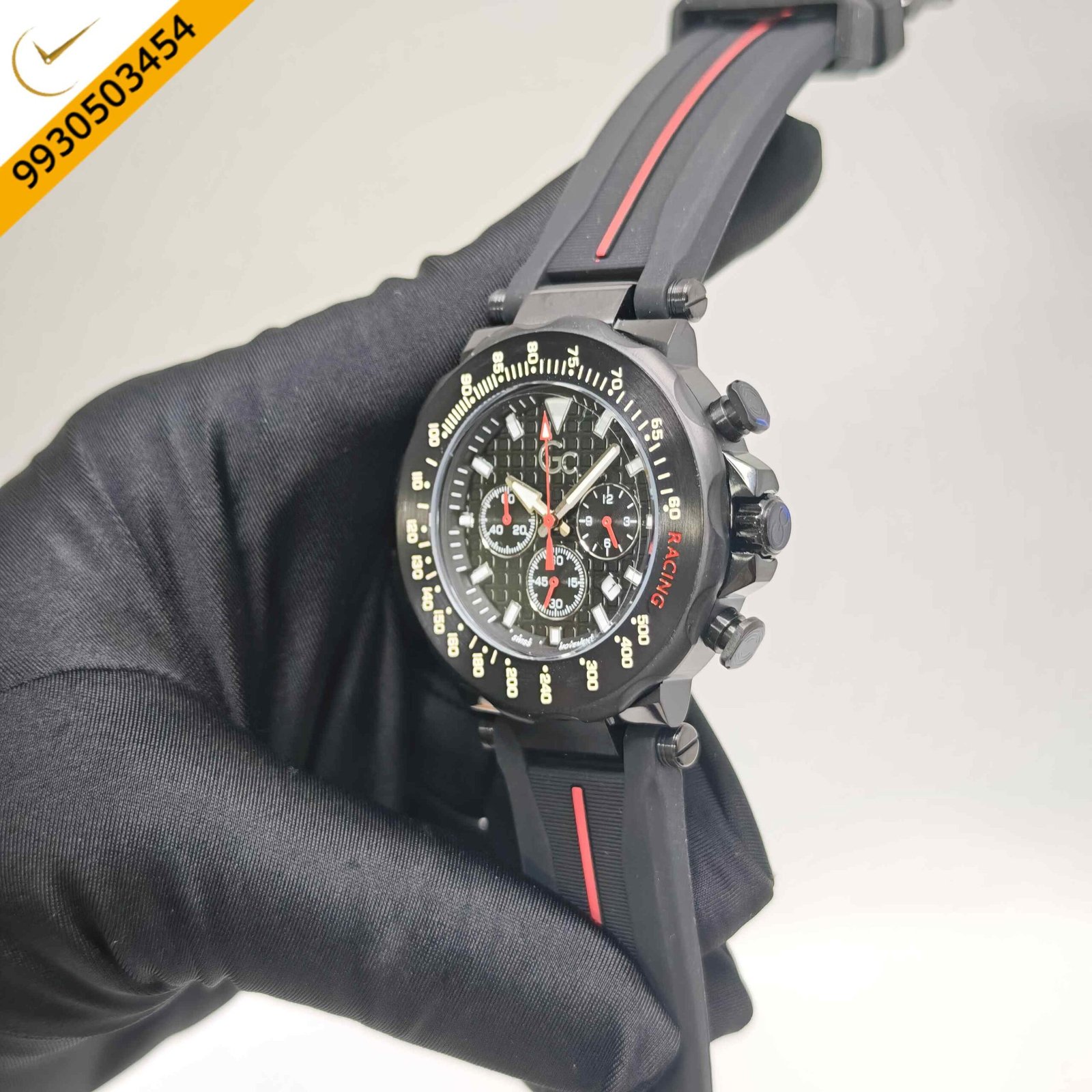 Gc DiverCode Chrono Y63005G7MF Steel Full Black Edition Swiss Watch - Image 2