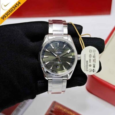 Omega Seamaster Aqua Terra 150M Steel Green Dial Swiss ETA Automatic Watch