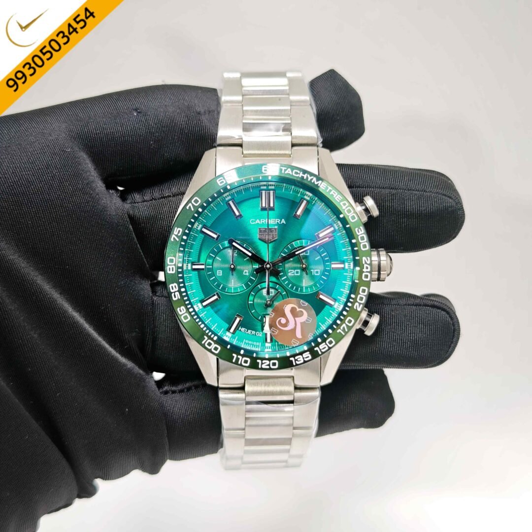 Tag Heuer Carrera Sport Steel Chronograph Tiffeny Blue Dial Swiss Watch