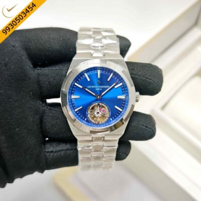 Vacheron Constantin Overseas 6000V Tourbillon Stainless Steel Blue Dial Swiss Automatic Watch