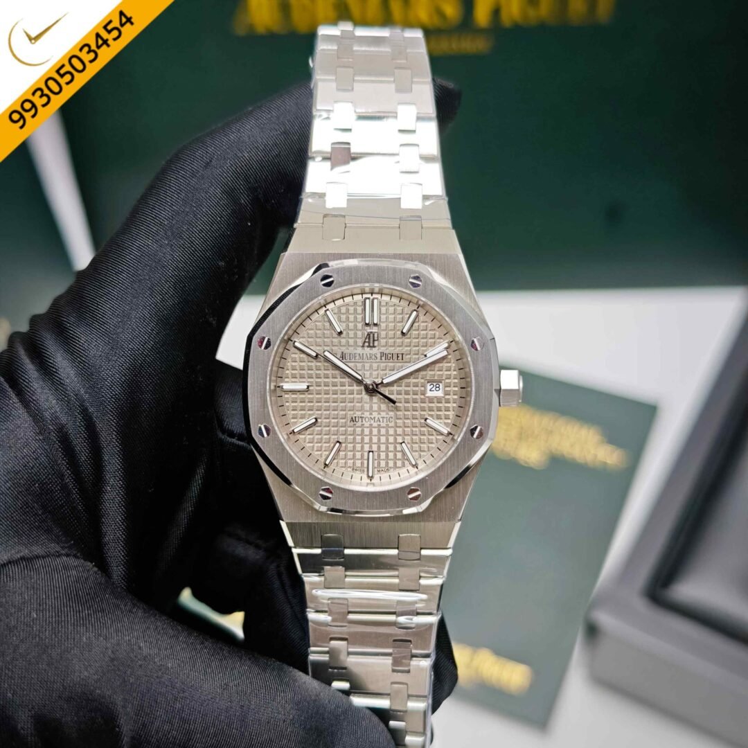 Audemars Piguet Royal Oak 50th Anniversary Steel Silver Dial Swiss Semi ETA Automatic Watch