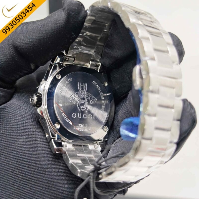 Gucci Dive YA136221 Black Dial Stainless Steel Swiss Watch - Image 4