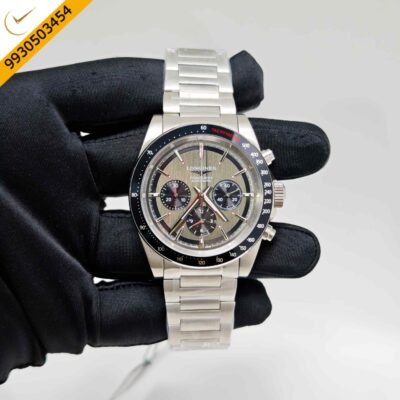 Longines Conquest Chronograph SKI Edition Steel Black Dial Swiss Quartz Watch