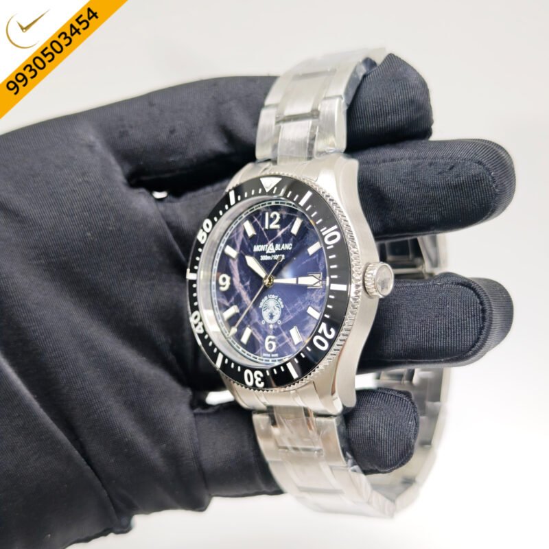 Montblanc 1858 Iced Sea Steel Black Dial Swiss Automatic Watch - Image 2