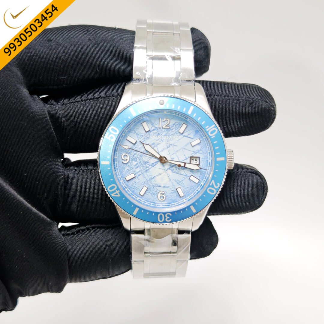 Montblanc 1858 Iced Sea Steel  Ice Blue Dial Swiss Automatic Watch