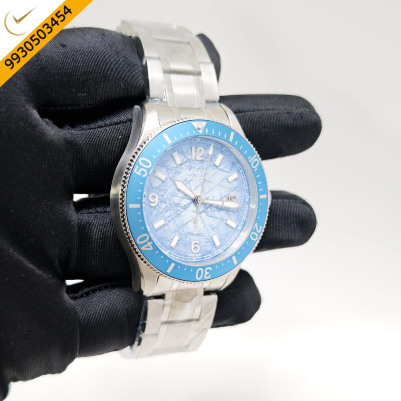Montblanc 1858 Iced Sea Steel  Ice Blue Dial Swiss Automatic Watch - Image 3