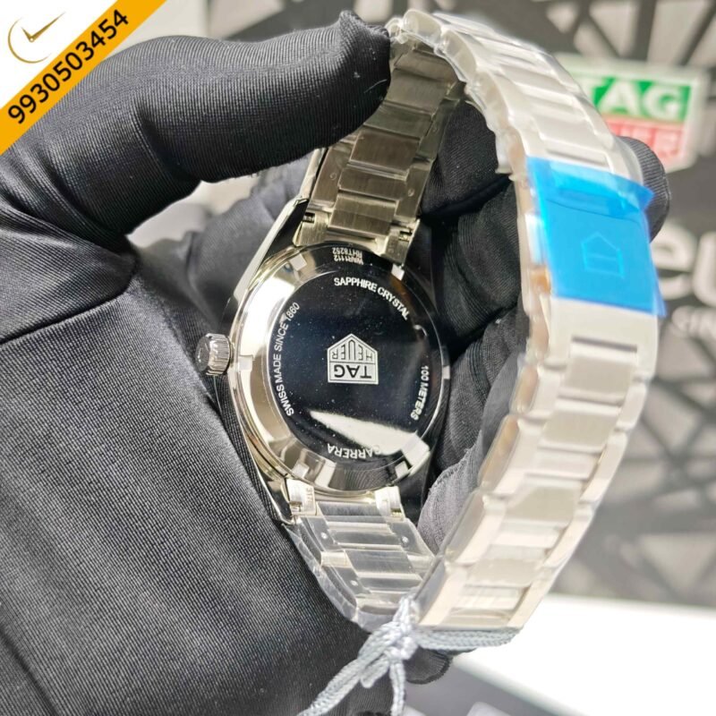 TAG Heuer Carrera 100M Steel Blue Dial Swiss Quartz Store Quality Watch - Image 5