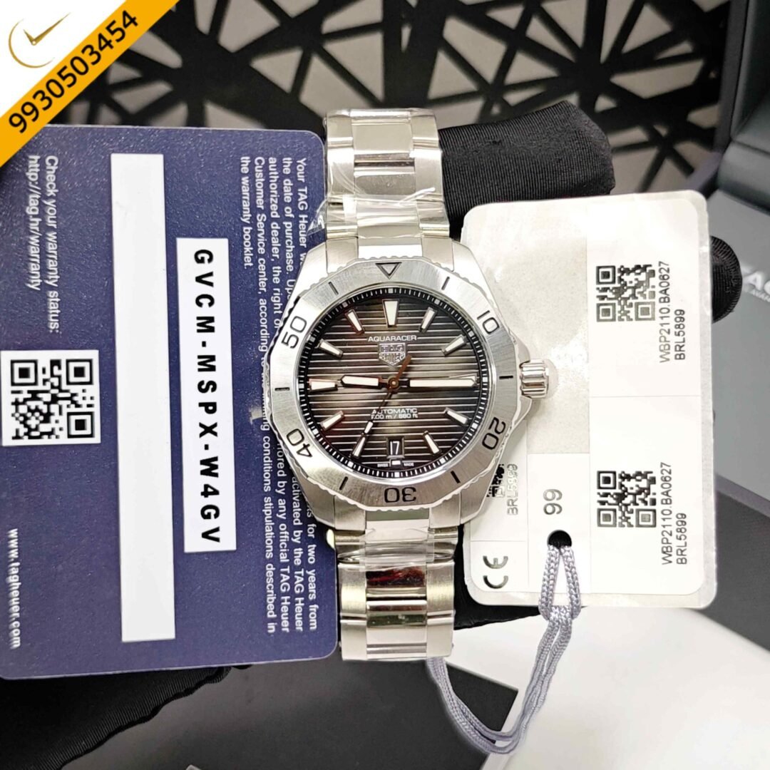 Tag Heuer Aquaracer Professional 200M Date Steel Black Dial Swiss Automatic Store Quality Watch