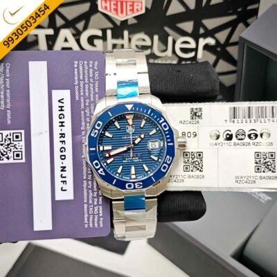 Tag Heuer Calibre 5 Aquaracer Steel Blue Dial Swiss Store Quality Automatic Watch