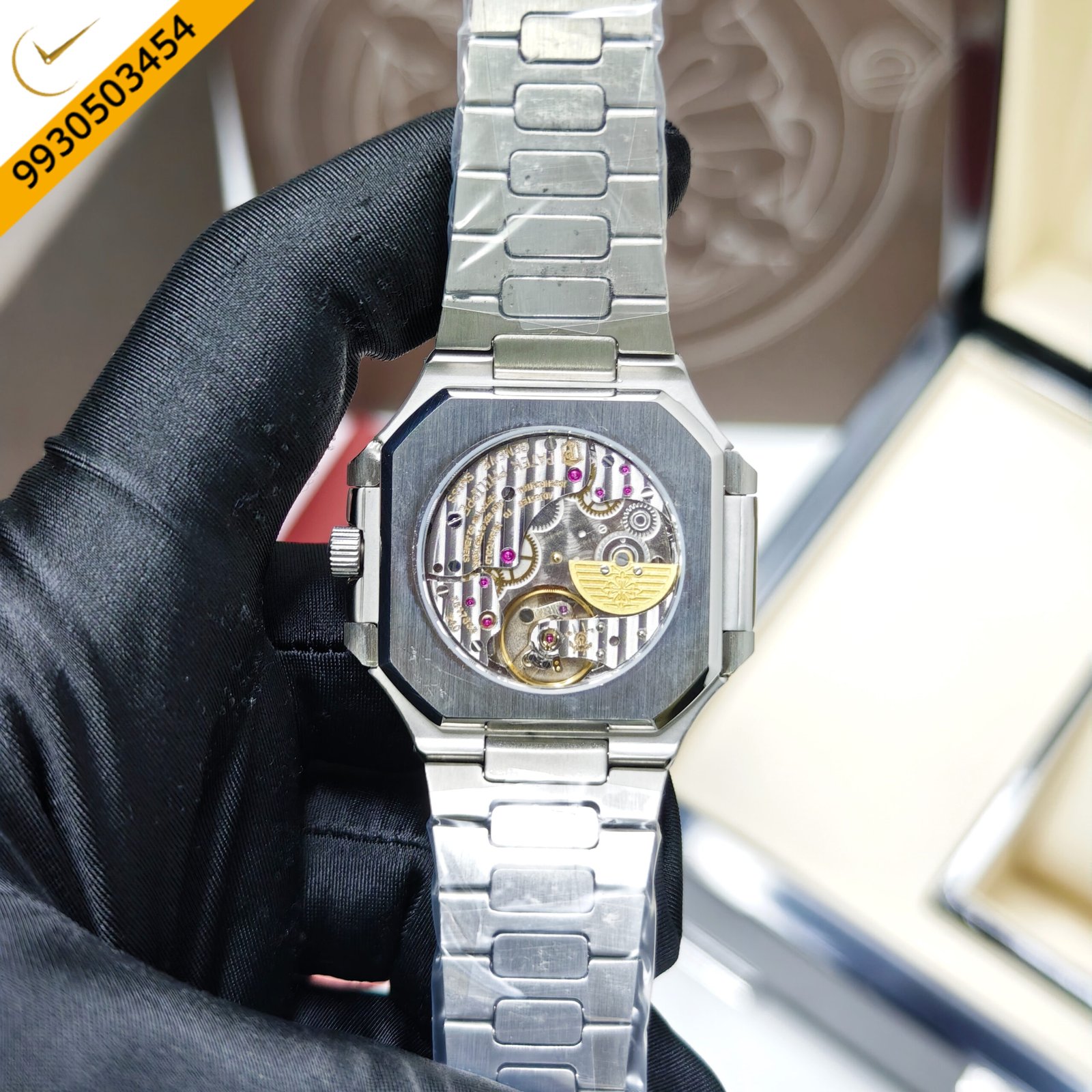 Patek Philippe Cubitus Steel Tiffany Dial Swiss Automatic Watch - Image 4