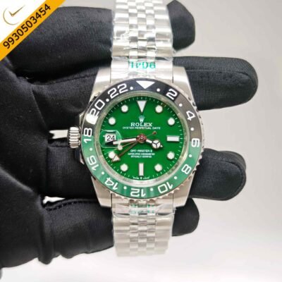Rolex GMT-Master II Steel Jubilee Green Dial Swiss Automatic Watch