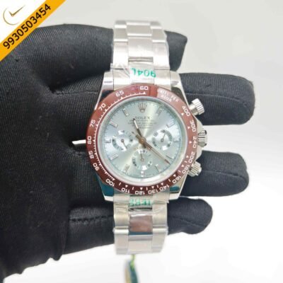 Rolex Oyster Perpetual Cosmograph Daytona Light Blue Dial Swiss Automatic Watch