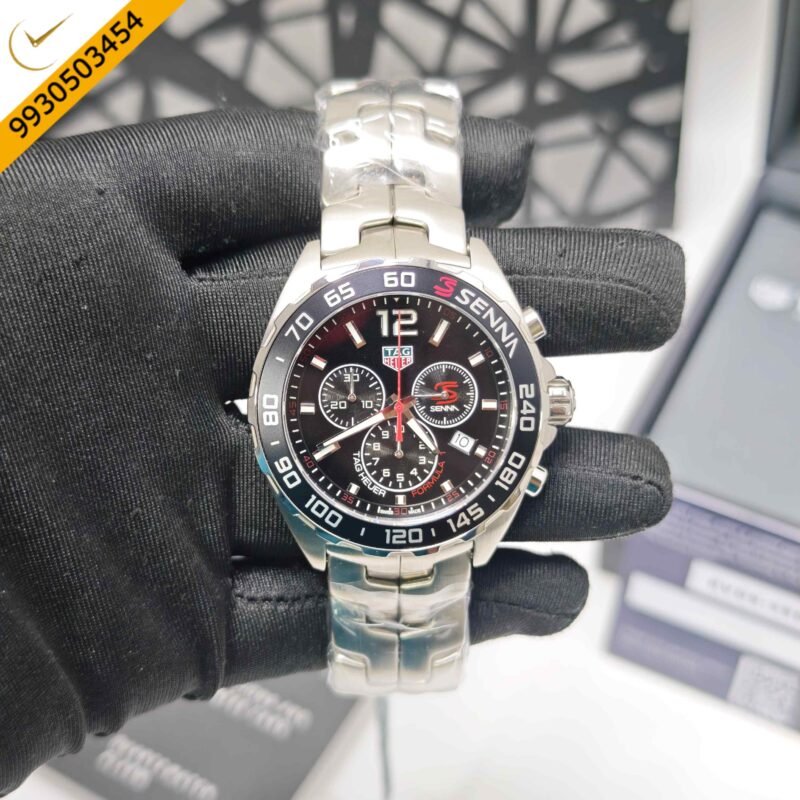 TAG Heuer Formula 1 X Senna Special Edition Steel Black Dial Swiss Watch - Image 3