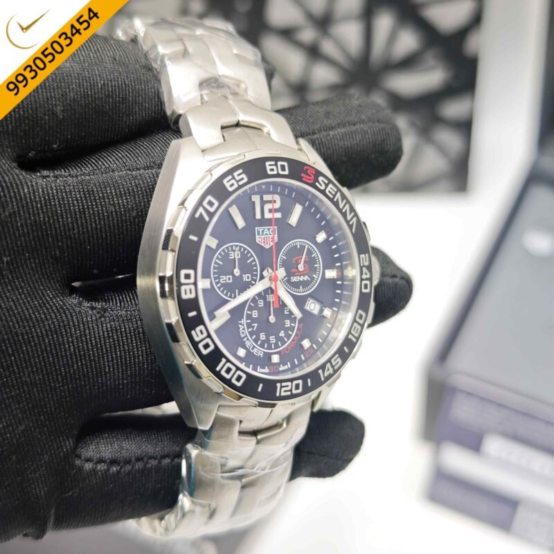 TAG Heuer Formula 1 X Senna Special Edition Steel Black Dial Swiss Watch - Image 5