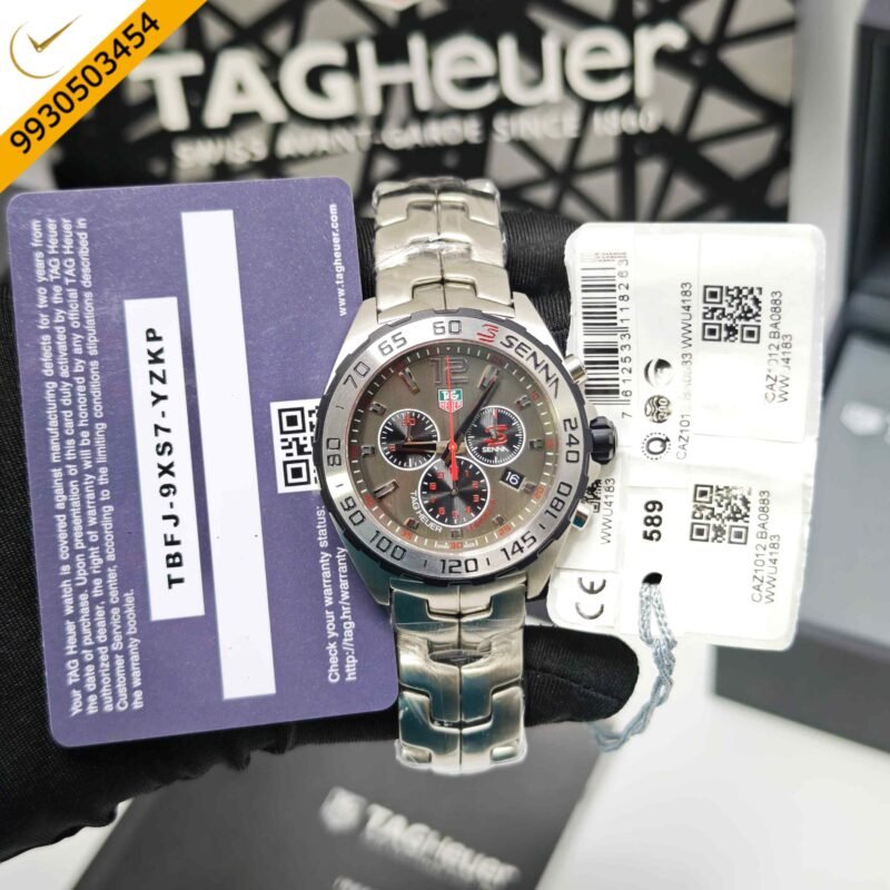Tag Heuer Formula 1 Chronograph X Senna Edition Steel Light Brown Dial Swiss Watch
