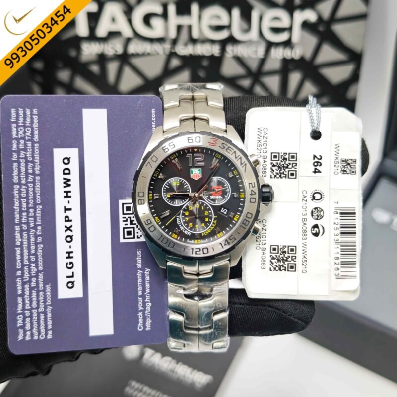 Tag Heuer Formula 1 X Senna Edition Steel Black Dial Swiss Watch