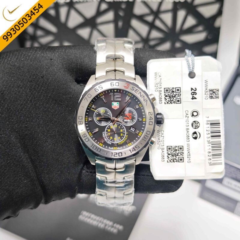 Tag Heuer Formula 1 X Senna Edition Steel Black Dial Swiss Watch - Image 2