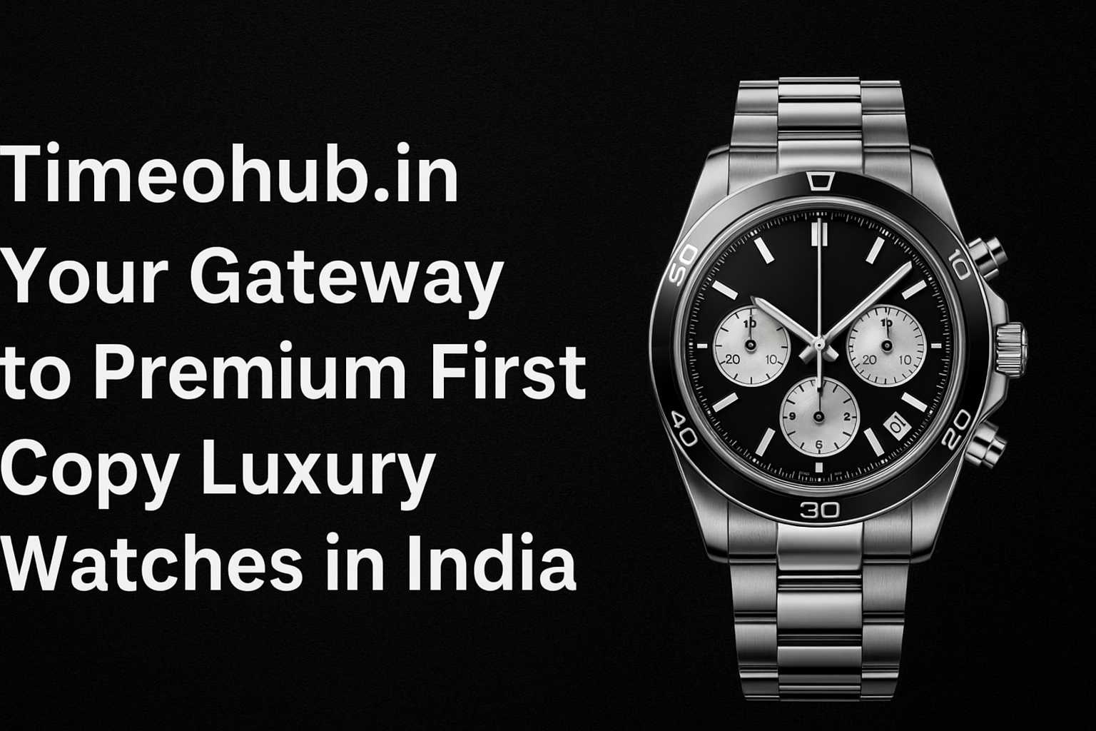 You are currently viewing Timeohub.in: Your Gateway to Premium First Copy Luxury Watches in India
