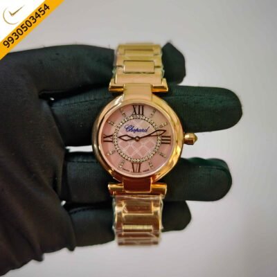Chopard Imperiale Full Rose Gold Mother Of Peral Pink Dial Swiss Quartz Watch