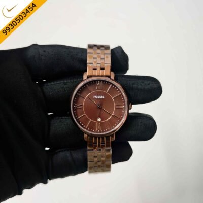 Fossil Jacqueline Steel Full Brown Swiss Quartz Watch