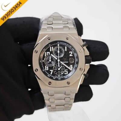 Audemars Piguet Royal Oak Offshore Chronograph Steel Black Dial Swiss Quartz Watch