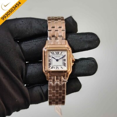 Cartier Panthere de Rose Gold White Dial Swiss Quartz Watch