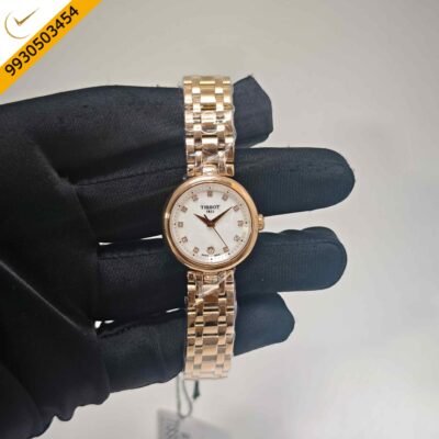 Tissot Bellissima Rose Gold White Mother-Of-Pearl Dail Swiss Quartz Watch