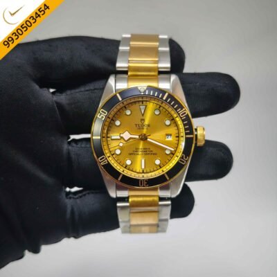 Tudor Black Bay Steel Champagne Dial Dual Tone Swiss Automatic Watch