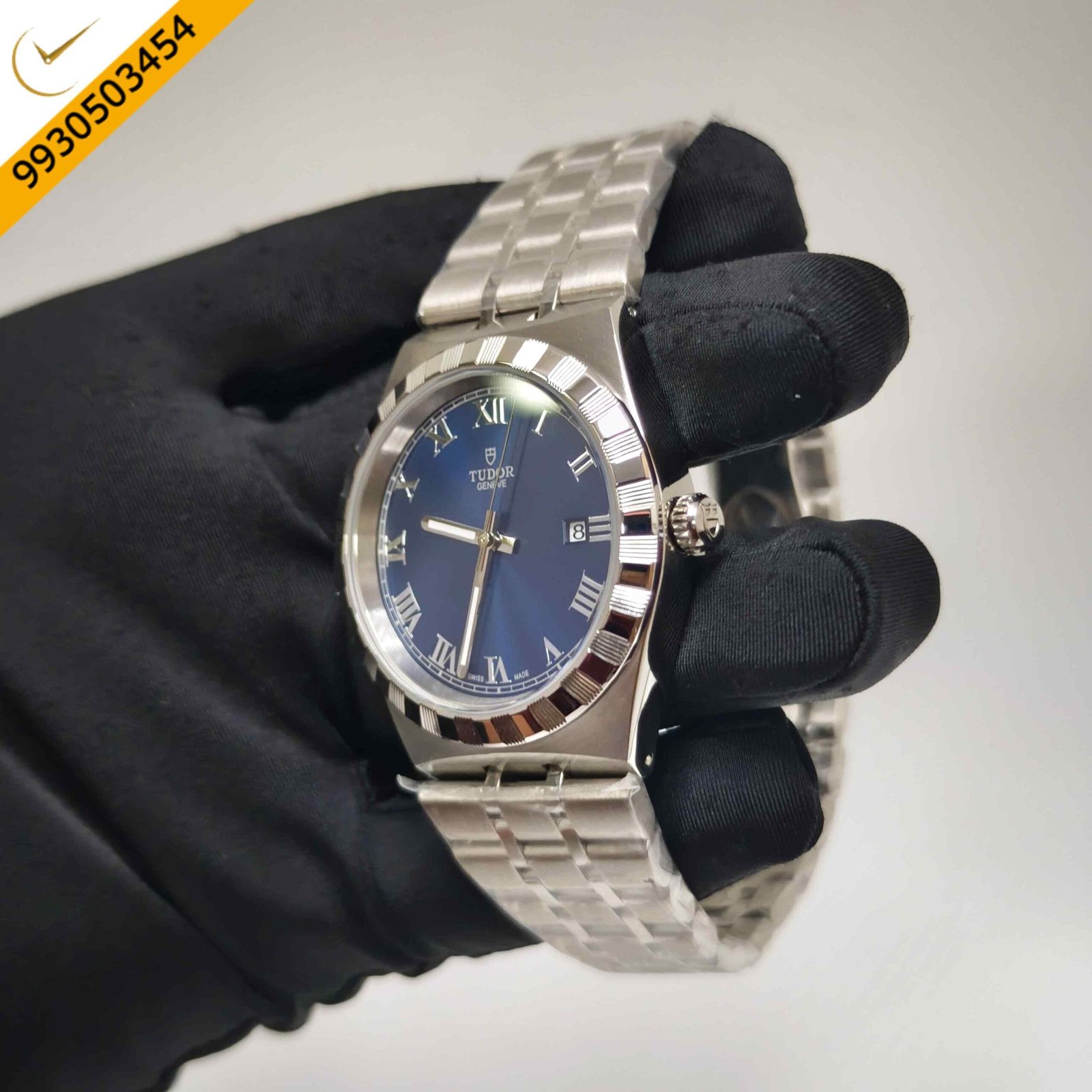 Tudor Royal Date Steel Blue Dial Swiss Automatic Watch - Image 2