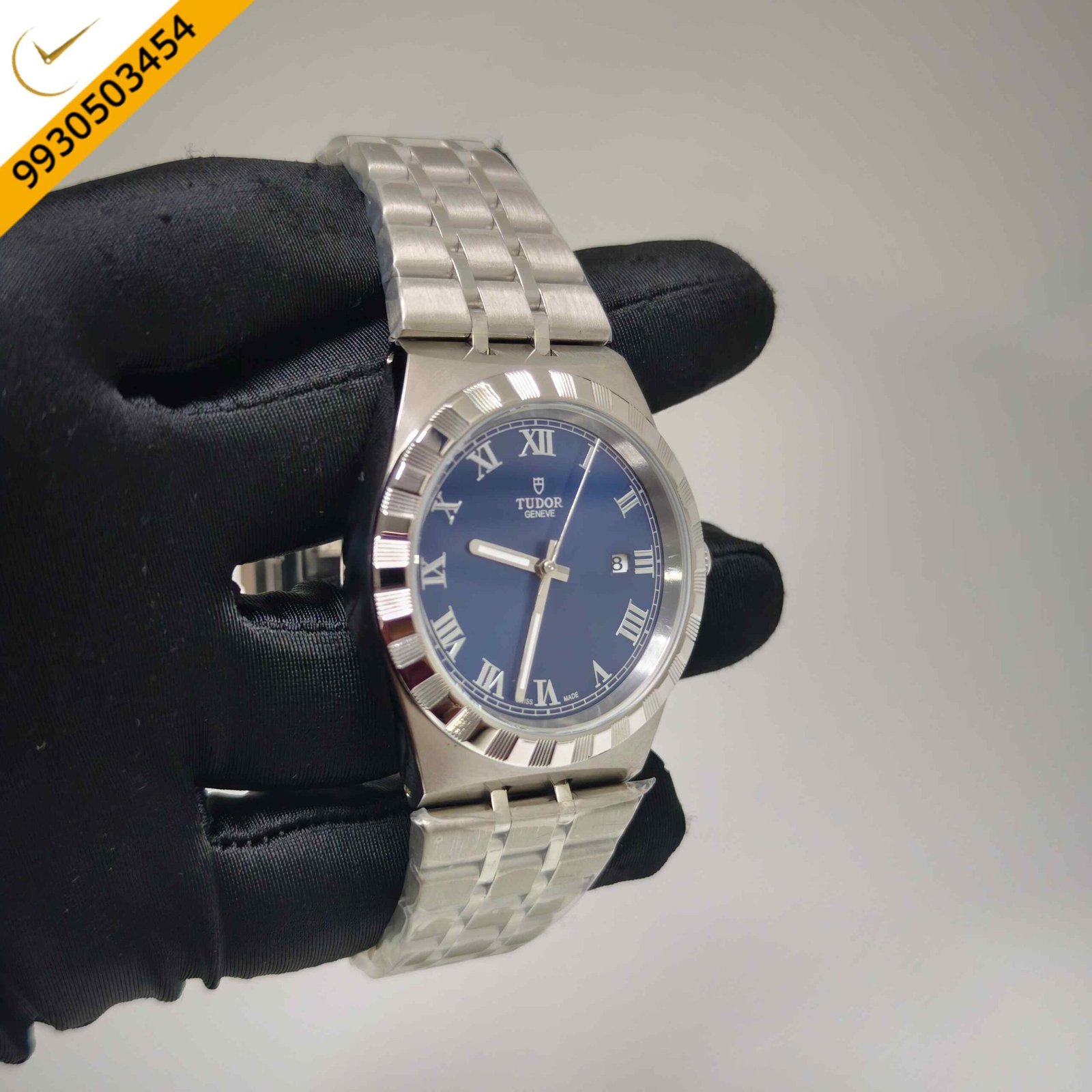 Tudor Royal Date Steel Blue Dial Swiss Automatic Watch - Image 3