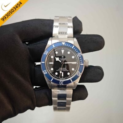 Black Bay 58 Steel Black Dial Blue Bazel Swiss Automatic Watch