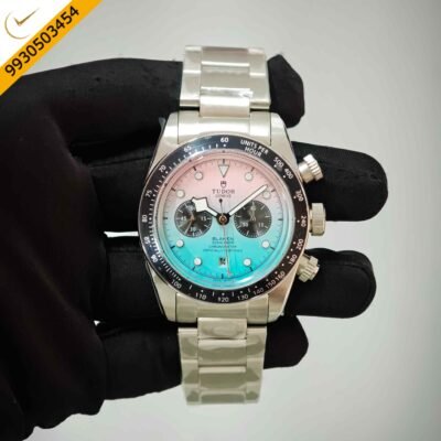 Tudor Black Bay Chronograph Steel Pink-Blue Dial Swiss Automatic Watch