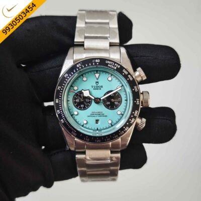 Tudor Black Bay Chronograph Steel Tiffeny Dial Swiss Automatic Watch