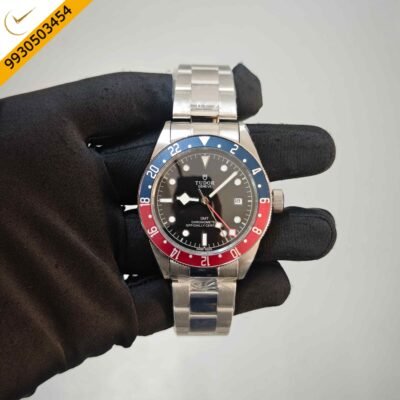 Tudor Black Bay GMT Steel Black Dial Pepsi Bazel Swiss Automatic Watch