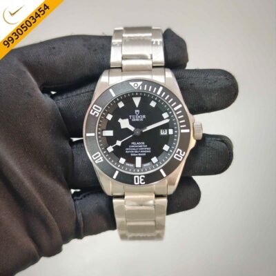 Tudor Pelagos Steel Full Black Dial Steel Strap Swiss Automatic Watch